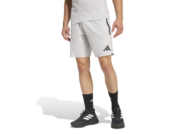 Adidas tiro travel woven short grijs heren