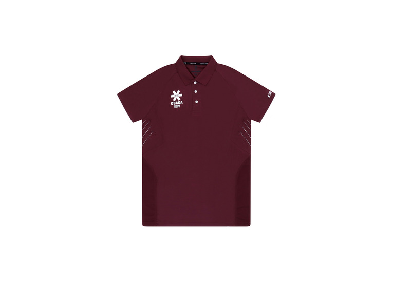 Osaka polo jersey bordeaux heren