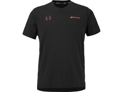 Babolat Crew neck padelshirt zwart heren