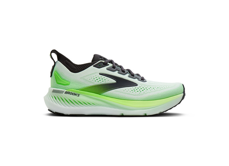 Brooks Glycerin GTS 23 loopschoen wit/phantom/green gecko heren