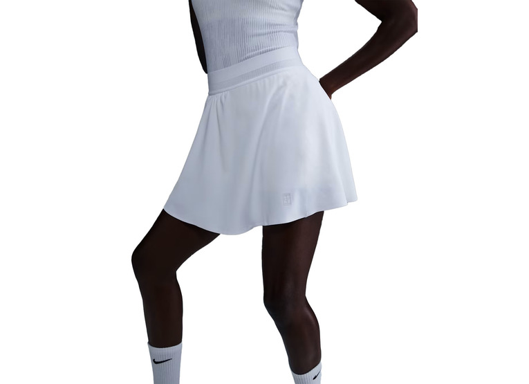 NikeCourt Ace Advantage Dri-FIT tennisrok wit dames