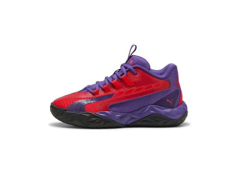 Puma Dagger 2 Jr. basketbalschoen violet/rood KIDS
