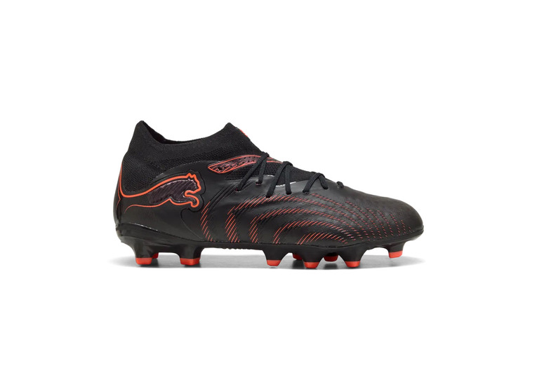 Puma Future 9 Pro FG/AG Jr. voetbalschoen zwart/glowing red KIDS