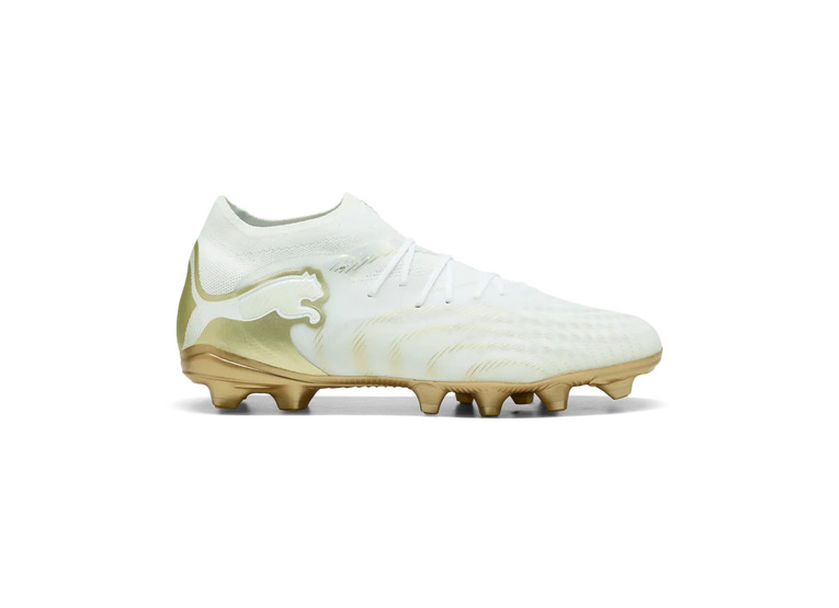 Puma Future 9 Pro FG/AG voetbalschoen wit/metallic gold