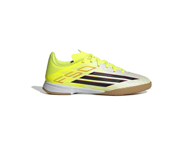 Adidas F50 League IN voetbalschoen team solar yellow/zwart  Kids