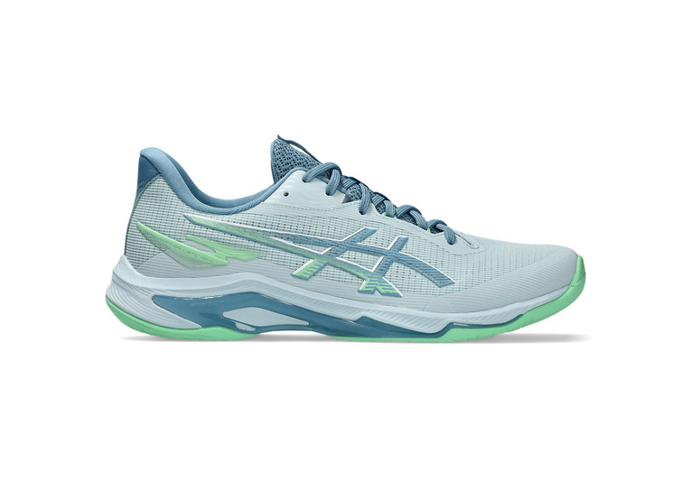 Asics Netburner Ballistic FF 4 volleybalschoen cool grey/saba blue heren