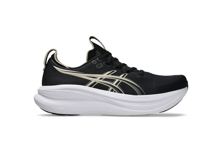 Asics Gel-nimbus 28 loopschoen zwart/feather grey heren