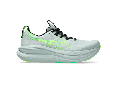 Asics Gel-Nimbus 28 loopschoen cold moss/illuminate green heren Asics Gel-Nimbus 28 loopschoen cold moss/illuminate green heren