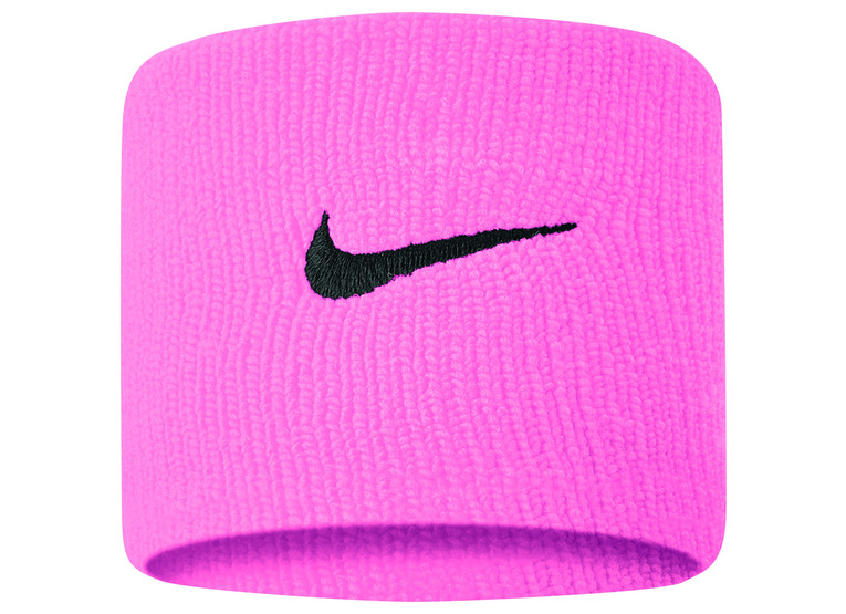 Nike Swoosh wristbands pink gaze/oil grey - 2-pack