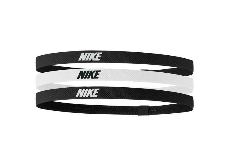 Nike Elastic headbands 2.0 zwart/wit - 3-pack