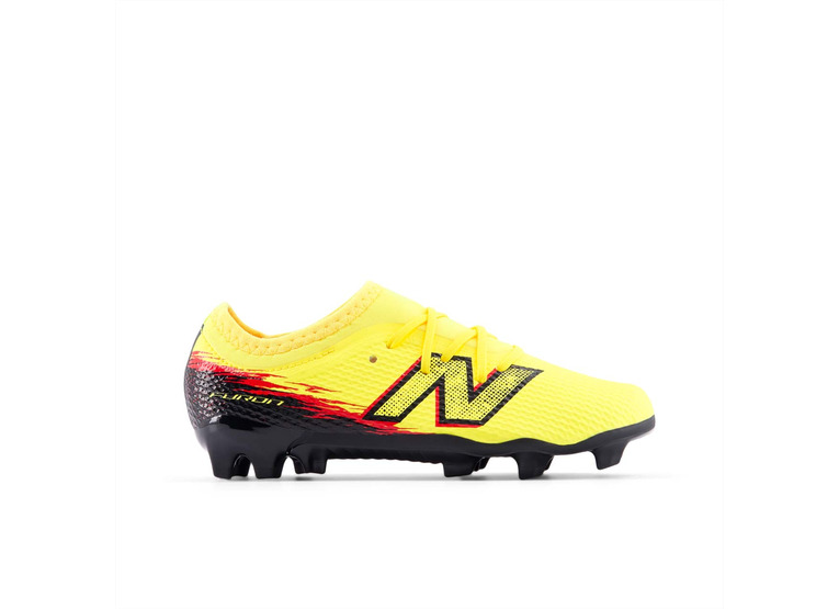 New Balance Jr. Furon Team FG V8 voetbalschoen punch yellow KIDS
