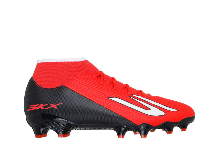 Skechers SKX_2 high academy FG voetbalschoen rood/zwart