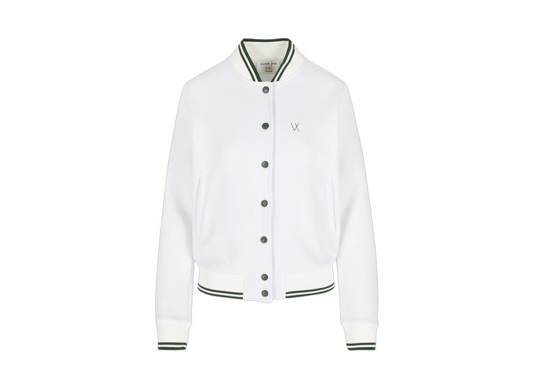 Vieux Jeu Mona jacket wit/groen dames