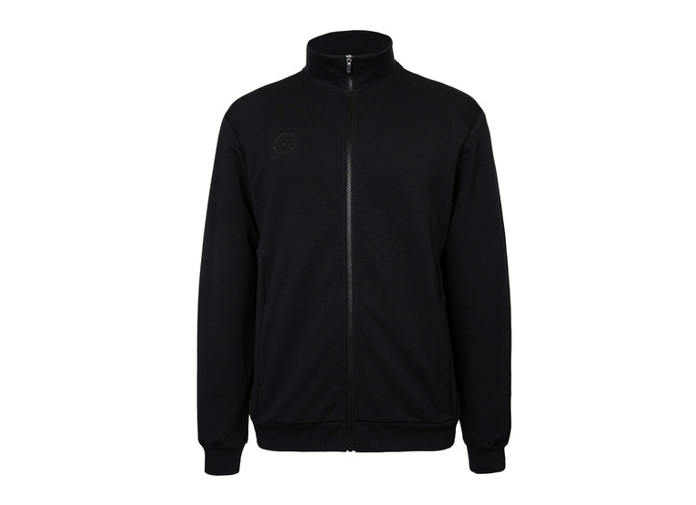 The Indian Maharadja cotton track jacket zwart heren