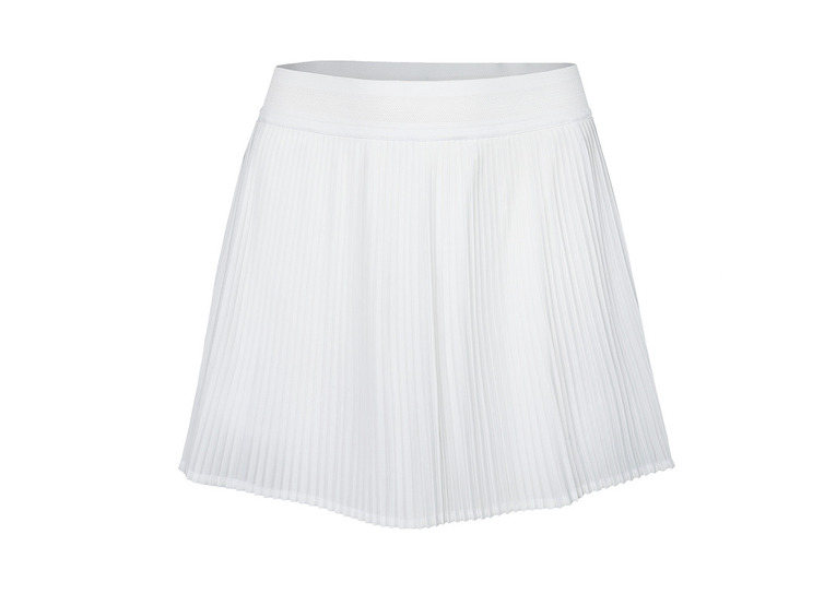 The Indian Maharadja fine pleated rok wit dames