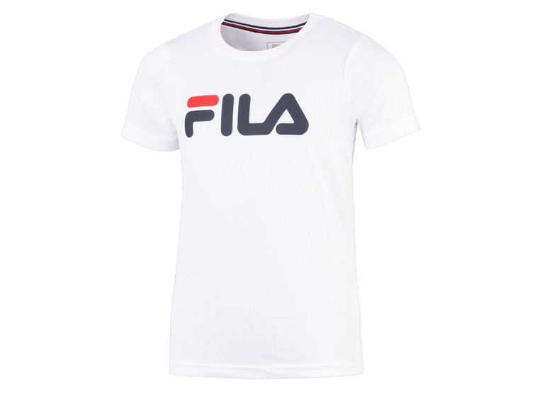 Fila T-shirt logo wit KIDS