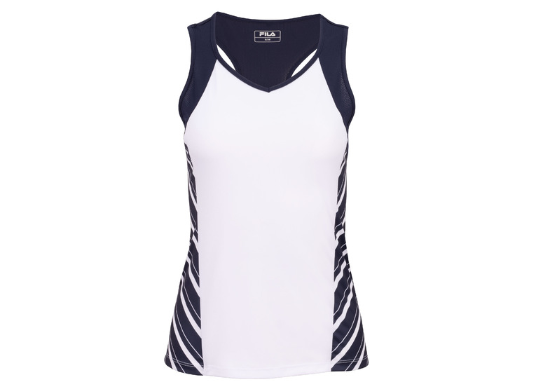 Fila Steffi top wit/navy dames