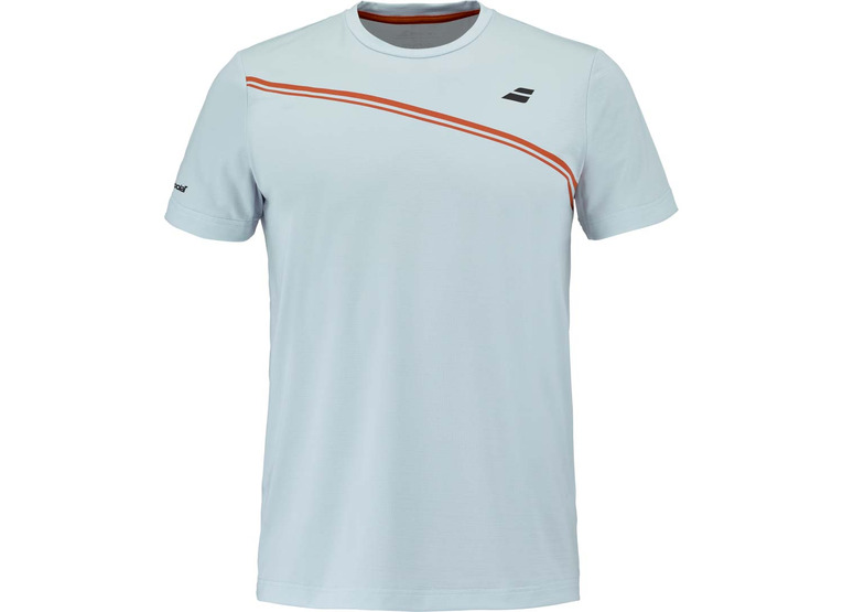 Babolat Play crew neck T-shirt lichtblauw heren