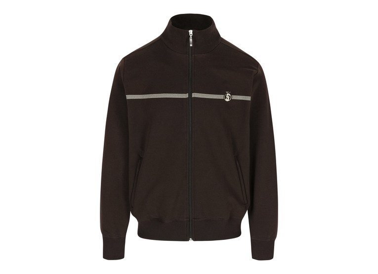 Silvermedal premium super stretch print joggingvest zwart heren