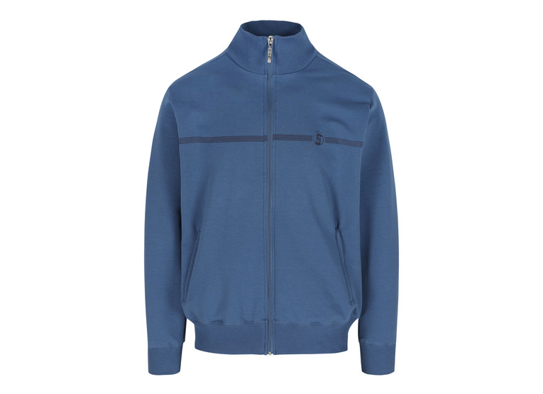 Silvermedal premium super stretch print joggingvest stellar blue heren