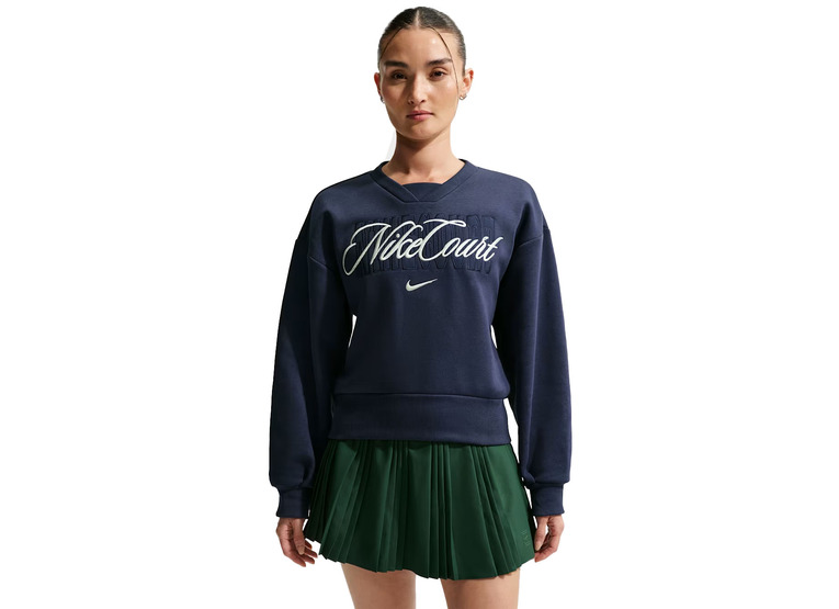 NikeCourt sweatshirt navy dames