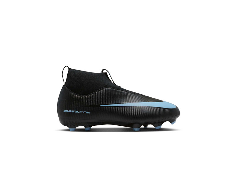 Nike Jr. Mercurial Superfly 10 academy FG voetbalschoen zwart/ice blue KIDS