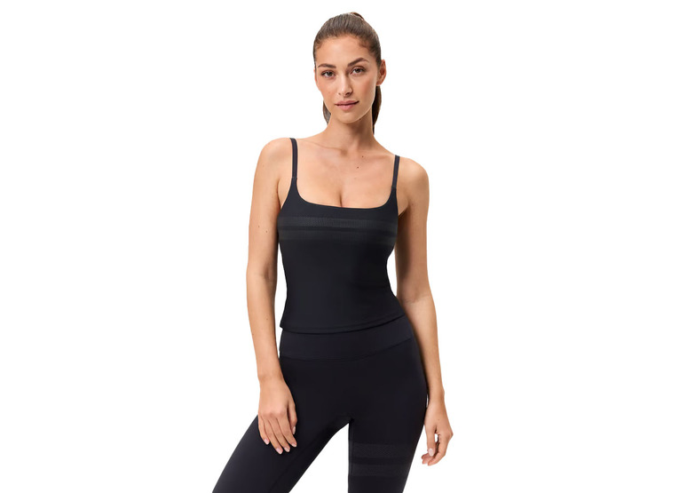 Stronger The signature One strap tanktop zwart dames Stronger The signature One strap tanktop zwart dames