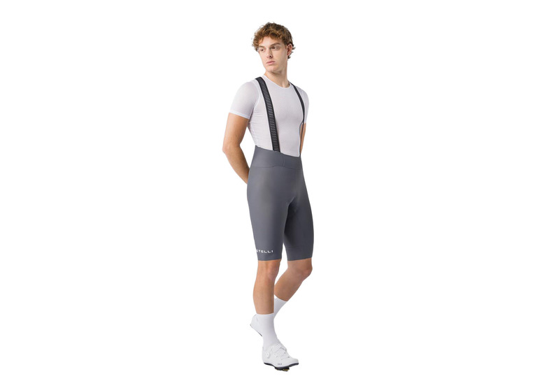 Castelli Espresso 2 bibshort smoky gray heren