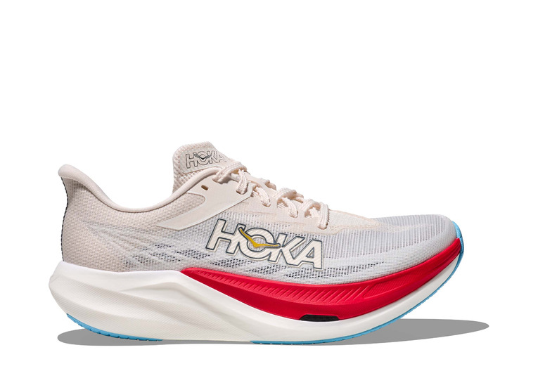 Hoka Rocket X3 loopschoen alabaster/frost heren