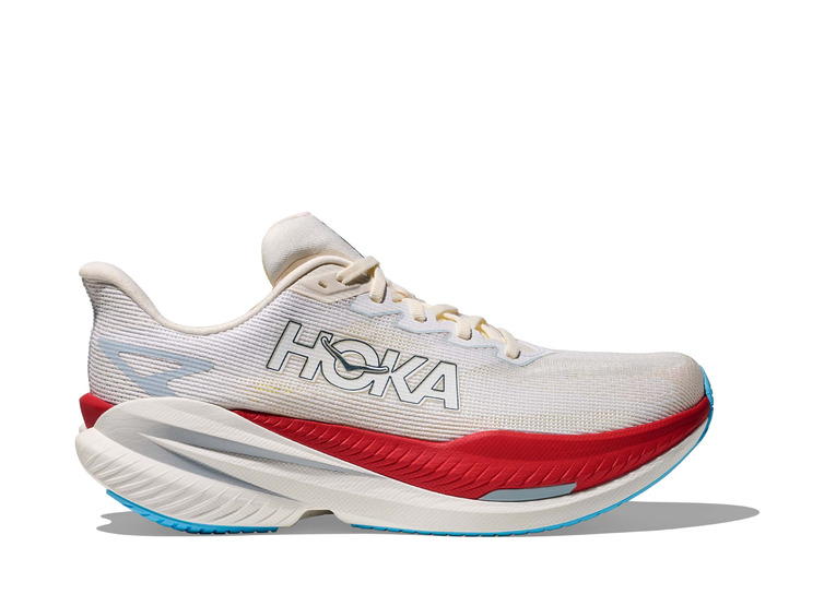 Hoka Mach X 3 loopschoen wit/alabaster heren