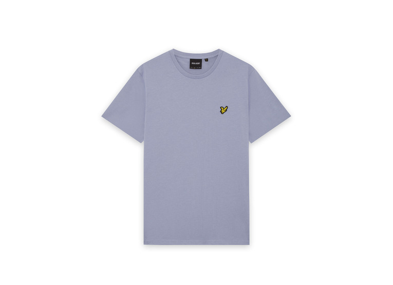 Lyle & Scott cotton crew neck T-shirt bubble blue heren