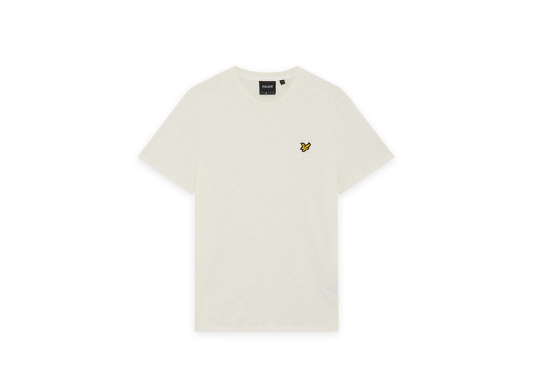 Lyle & Scott Fine cotton slub T-shirt ice cream heren