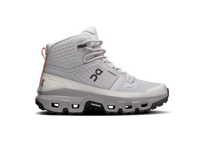 ON Cloudrock mid waterproof glacier/alloy wandelschoen dames