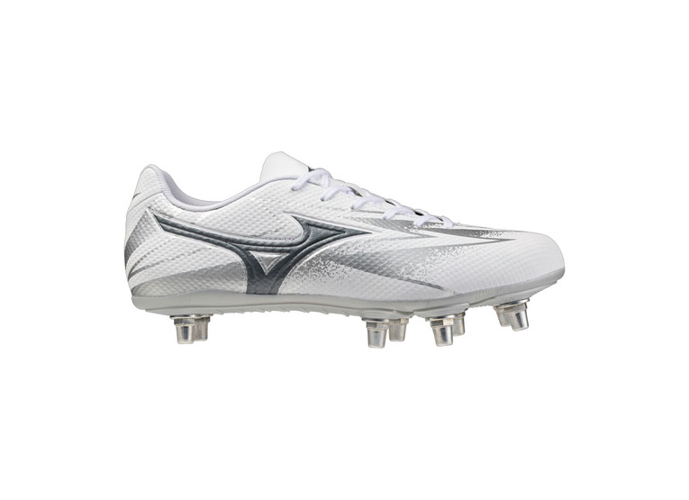Mizuno Waitango Pro rugbyschoen wit/met grey Mizuno Waitango Pro rugbyschoen wit/met grey