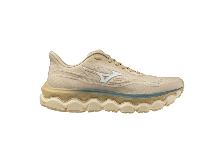 Mizuno Wave Horizon 9 loopschoen pale khaki/wit/curds heren Mizuno Wave Horizon 9 loopschoen pale khaki/wit/curds heren