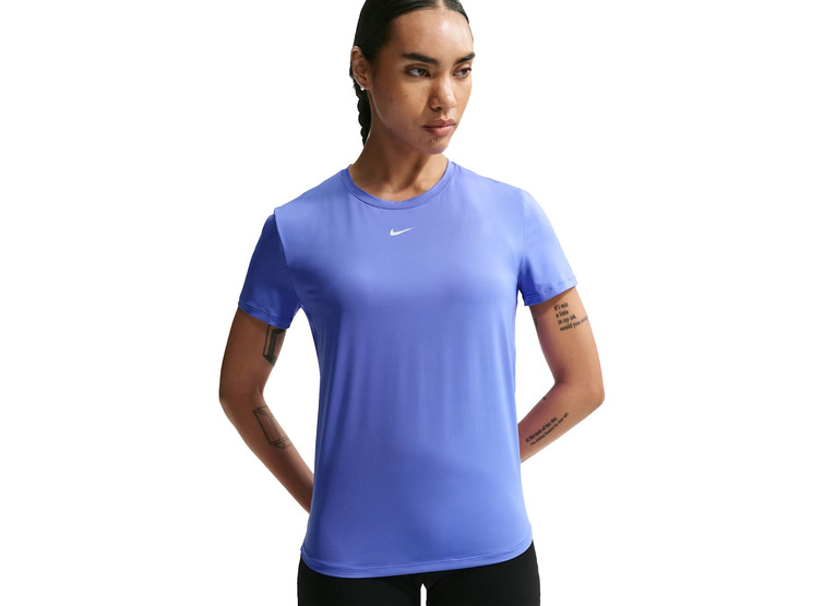 Nike One Classic Dri-FIT T-shirt sapphire dames Nike One Classic Dri-FIT T-shirt sapphire dames