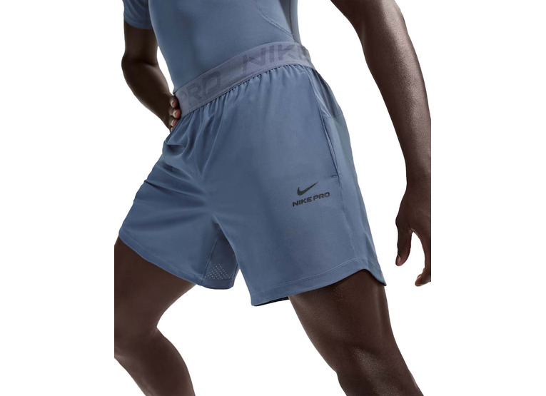 Nike Pro Training Dri-FIT short diffused blue heren Nike Pro Training Dri-FIT short diffused blue heren