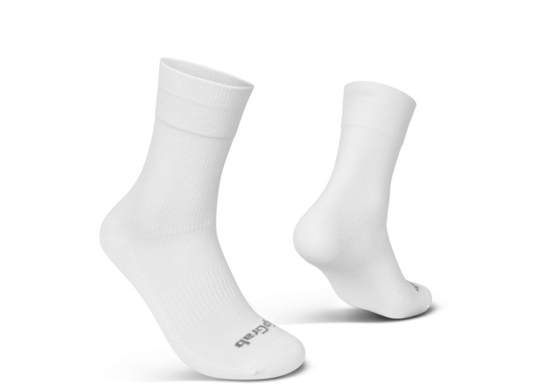 GripGrab EXPLR regular cut fietssokken wit unisex