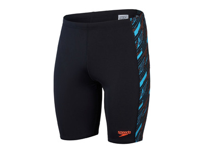 Speedo Hyperboom panel jammer zwart/blauw heren Speedo Hyperboom panel jammer zwart/blauw heren