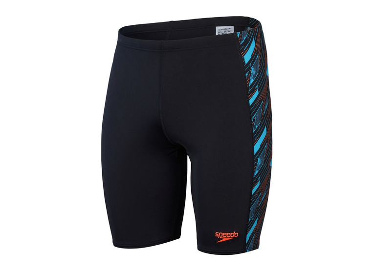 Speedo Hyperboom panel jammer zwart/blauw heren