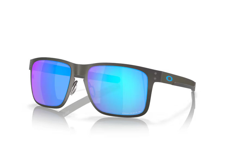 Oakley Holbrook metal mat staalgrijs/prizm sapphire polarized unisex