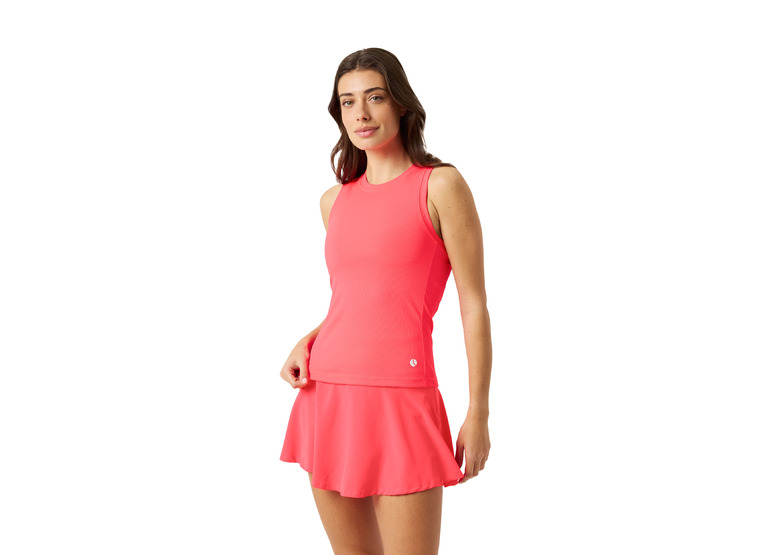 Bjorn Borg Ace pocket ribbed tanktop diva pink dames