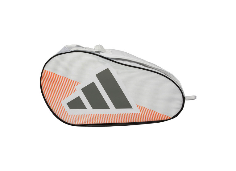 Adidas racket bag control 2026 wit/oranje