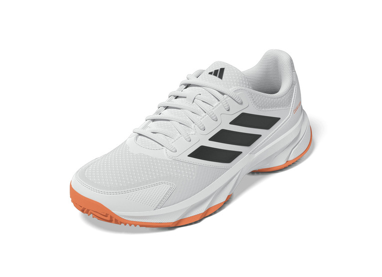 Adidas Courtjam control clay tennisschoen wit/oranje heren