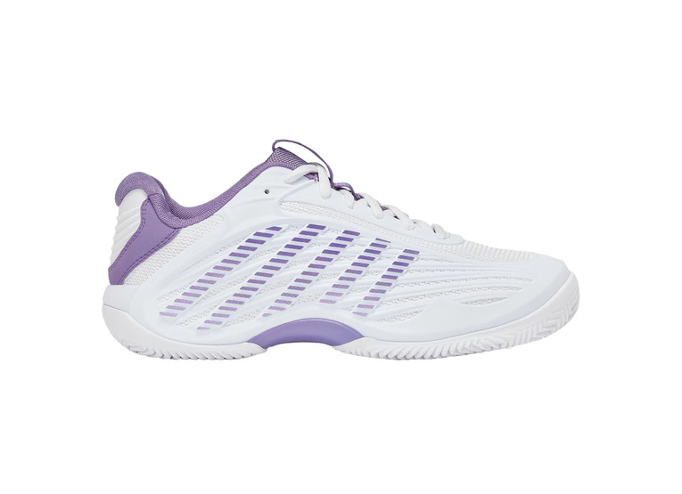 K-Swiss Hypercourt express 3 clay tennisschoen wit/paars dames