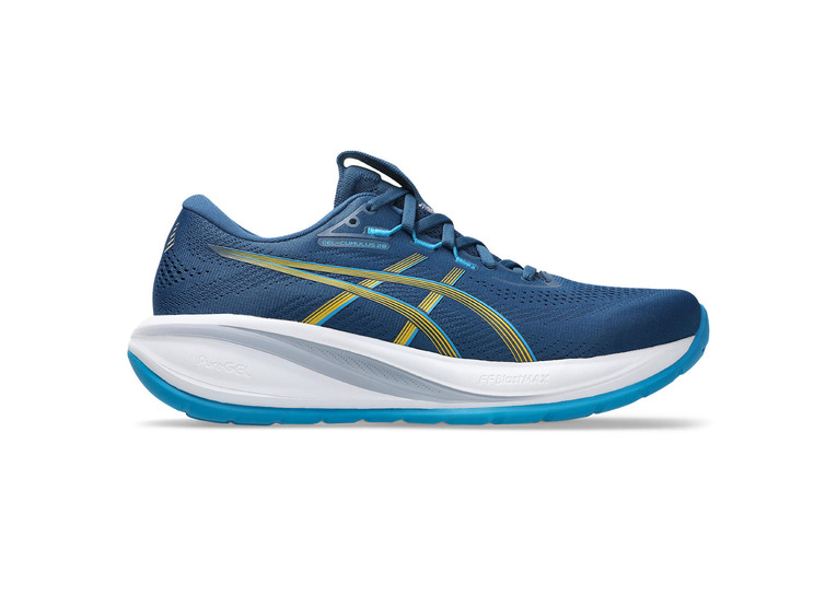 Asics Gel-Cumulus 28 loopschoen twilight blue/yamabuki heren