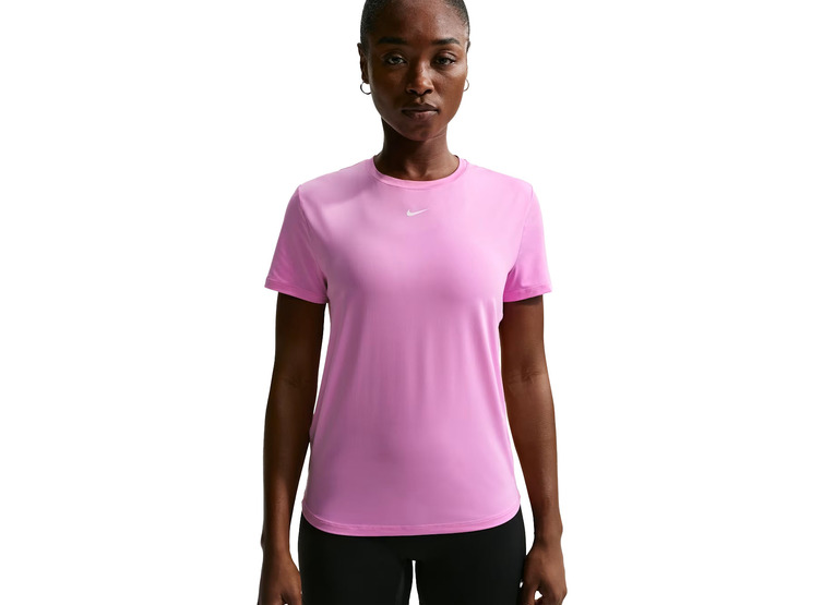Nike One Classic Dri-FIT T-shirt light magenta dames