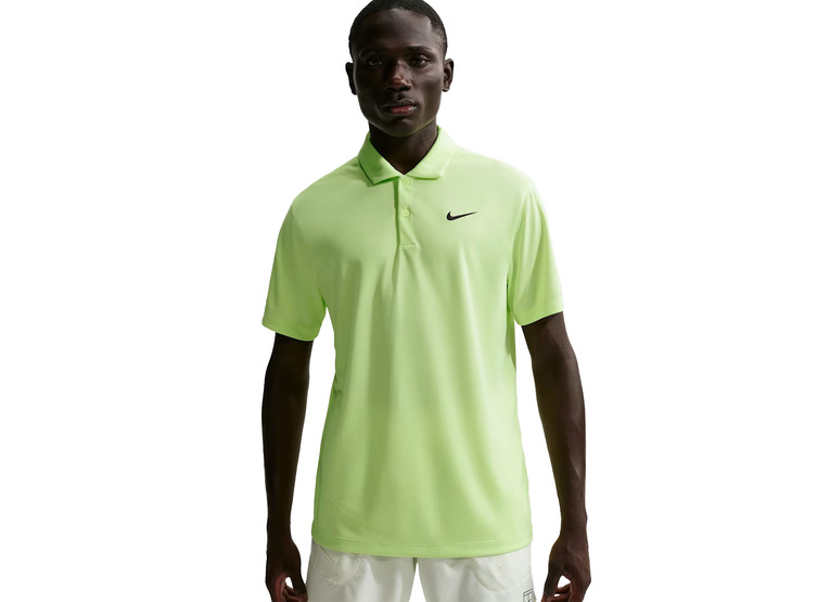 NikeCourt Dri-FIT tennispolo light liquid lime heren