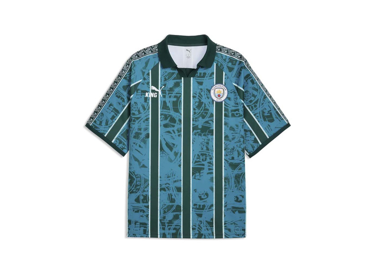 Puma MCFC KING Retro jersey tropical blue/deep navy