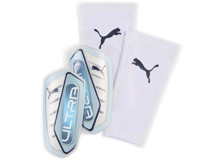 Puma Ultra flex sleeve scheenbeschermers yellow alert/zwart heren